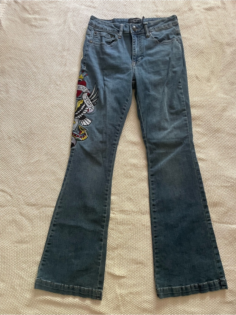 Ed Hardy NY Y2K Denim Blue Jeans
